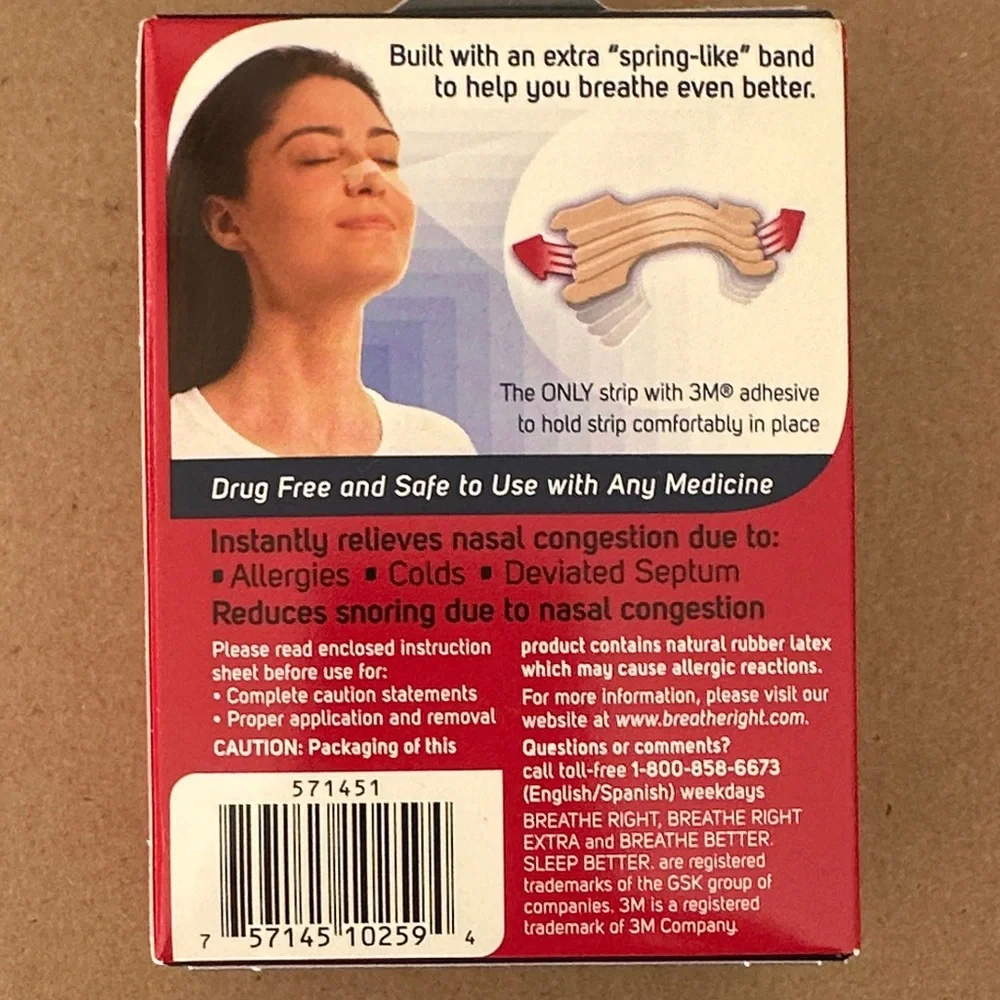 Extra Nasal Strips - Tan